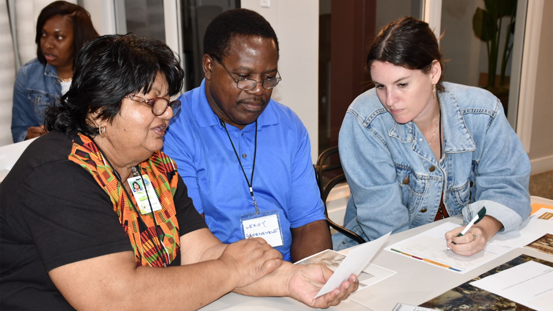 teachers working in a group