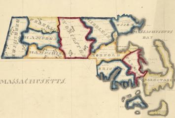 map of Massachusetts via Library of Congress