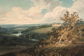 Harewood House from the South East, 1798 by JMW Turner, copyright Harewood House Trust