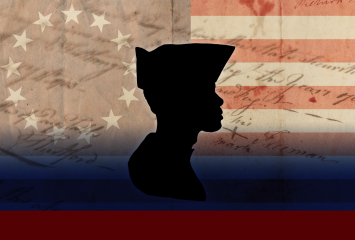 Patriot and American Flag