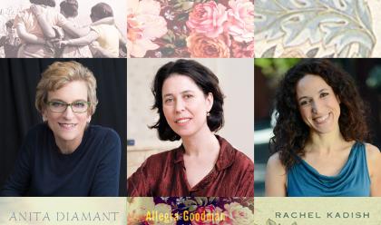 three author headshots