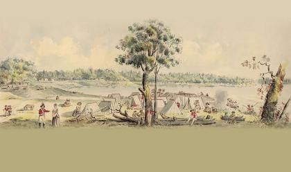 Encampment of the Loyalists in Johnstown