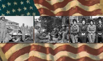 82nd Airborne Division, allied World War I soldiers, and women welders