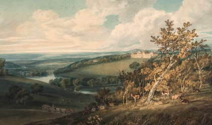 Harewood House from the South East, 1798 by JMW Turner, copyright Harewood House Trust