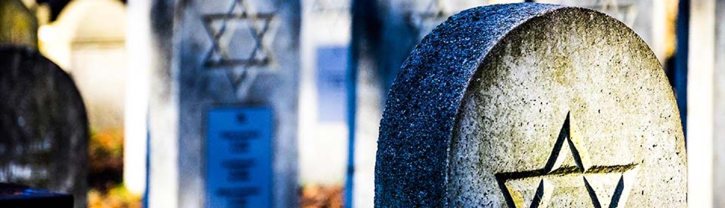 Gravestones with star of David