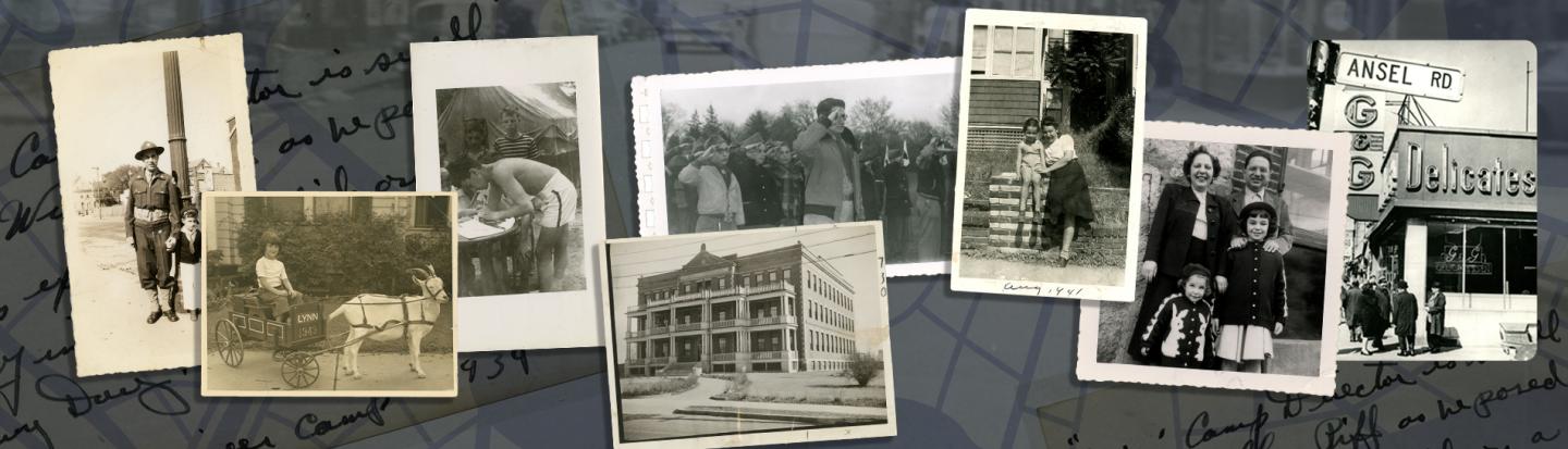 Jewish Neighborhood Voices collage of photographs