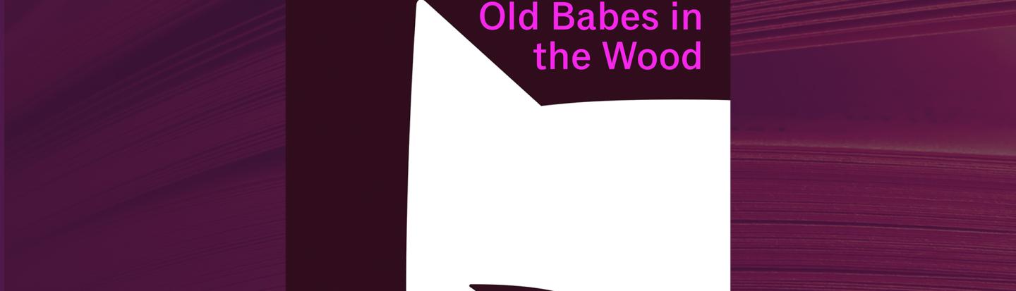Margaret Atwood with Old Babes in the Wood book cover with face of a cat