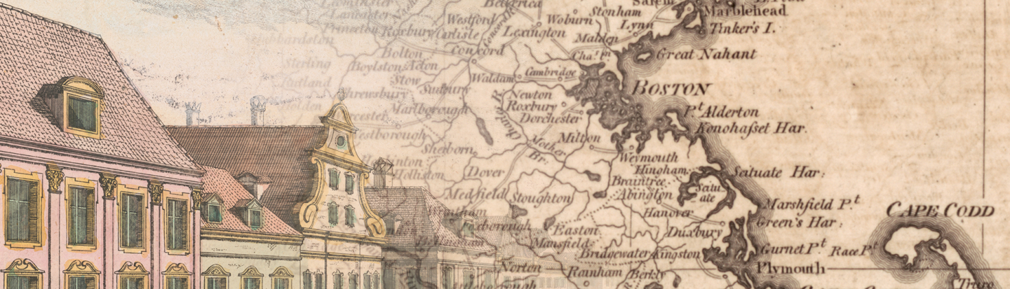 Boston and Map of Massachusetts