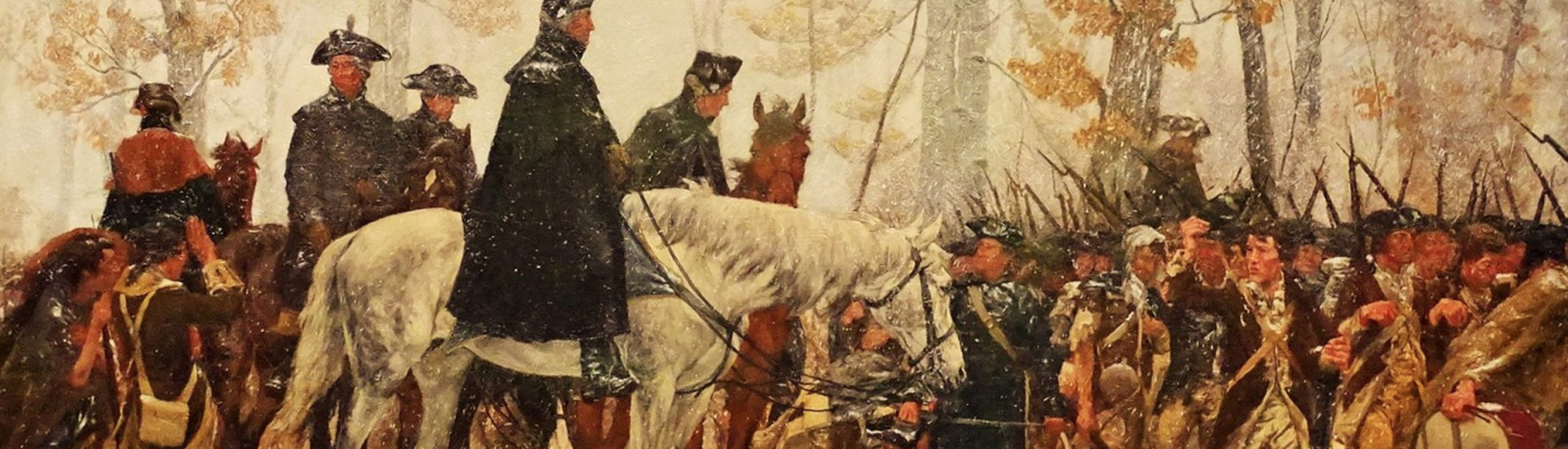 The March to Valley Forge, December 19, 1777, by William B. T. Trego