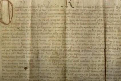 Page from an old manuscript