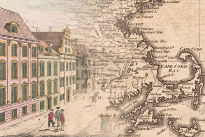 Boston and Map of Massachusetts